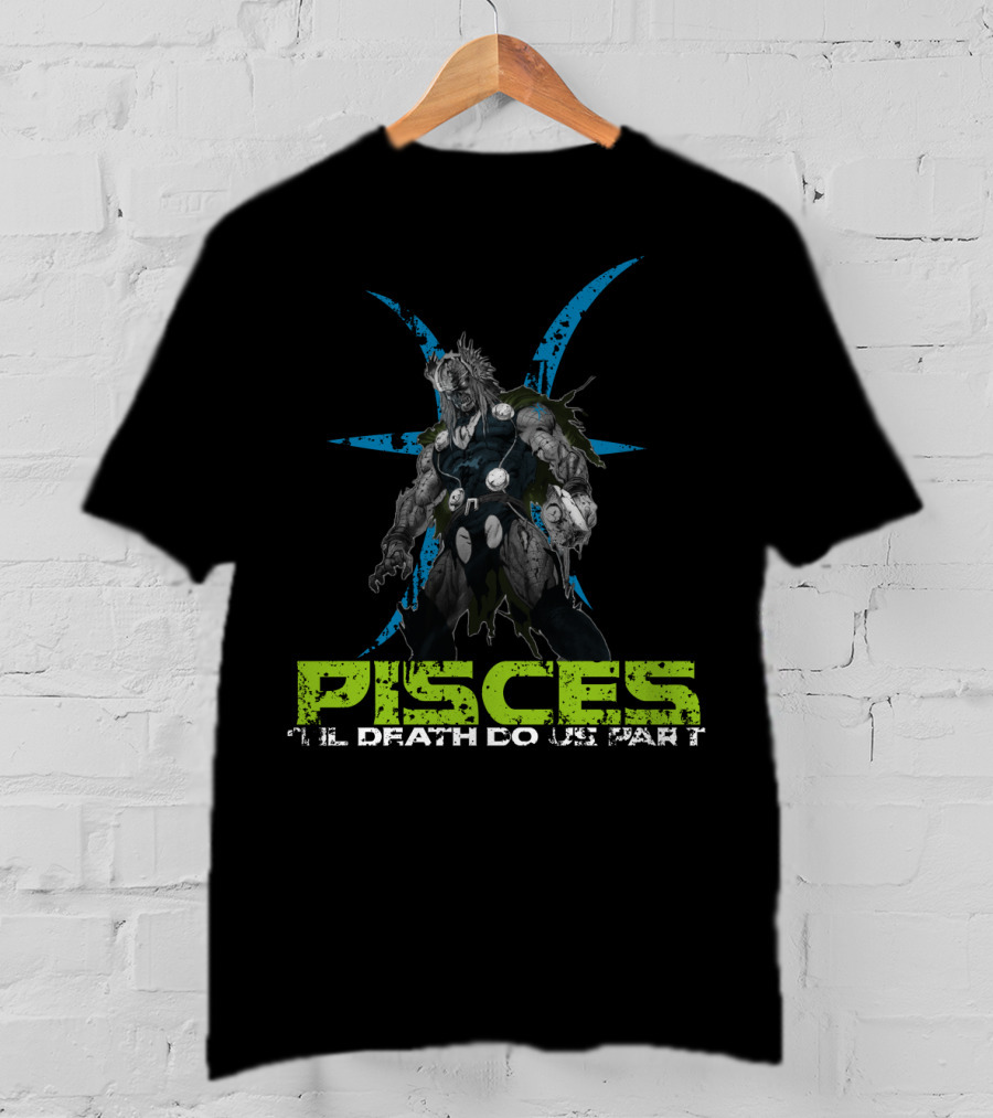 Marvel Thor Zombie Pisces Til Death Do Us Part T-Shirt