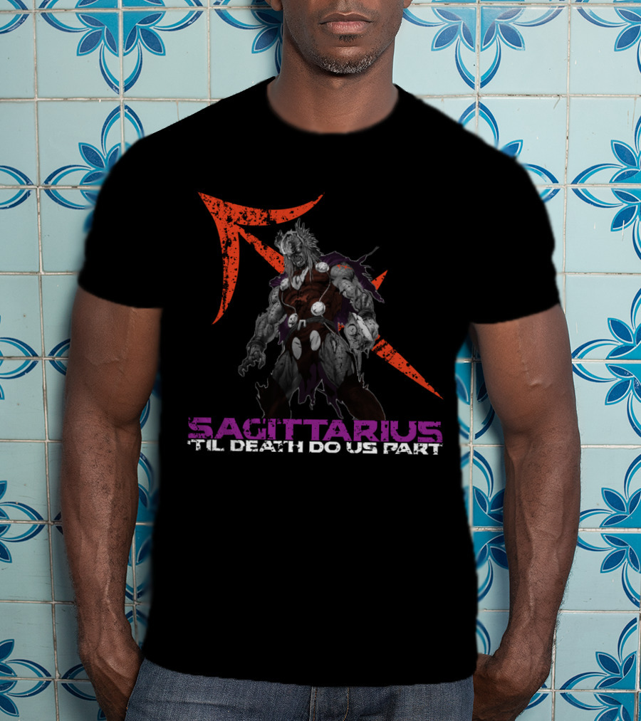 Sagittarius Til Death Do Us Part Zombie Thor Marvel T-Shirt