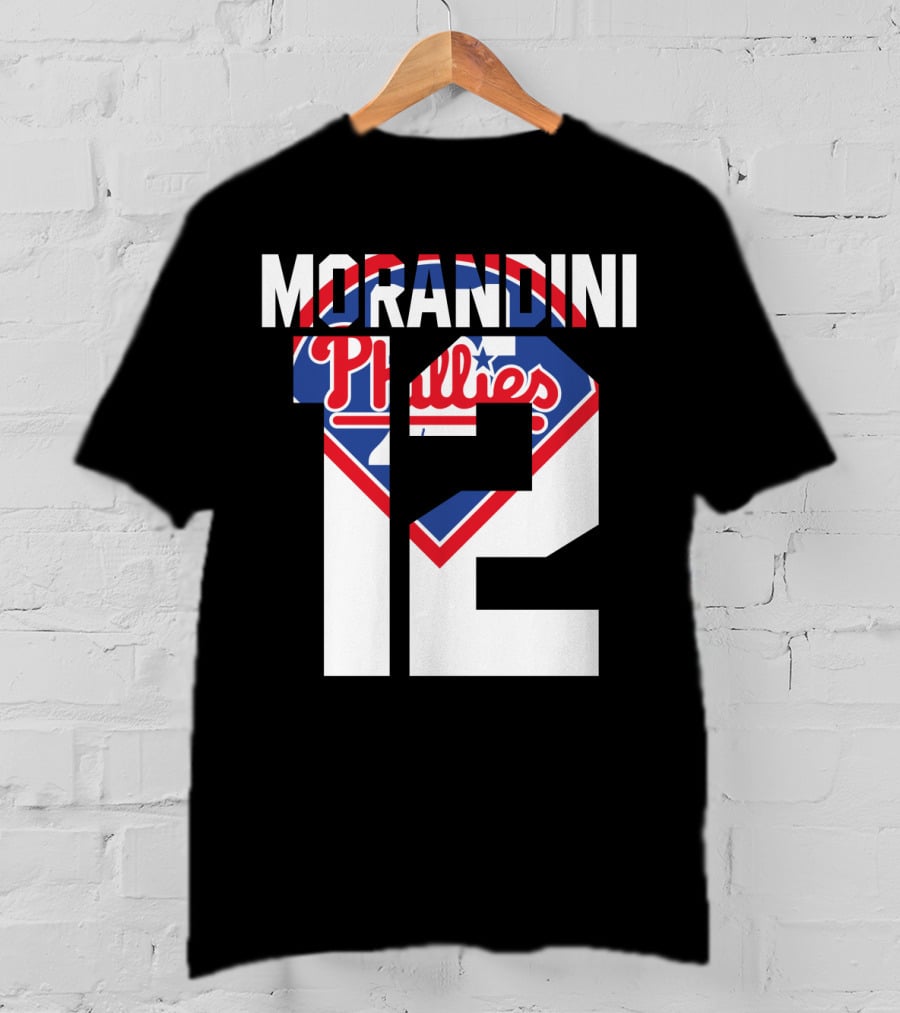 Morandini 12 Philadelphia Phillies 1993 Baseball Team Retro T-Shirt