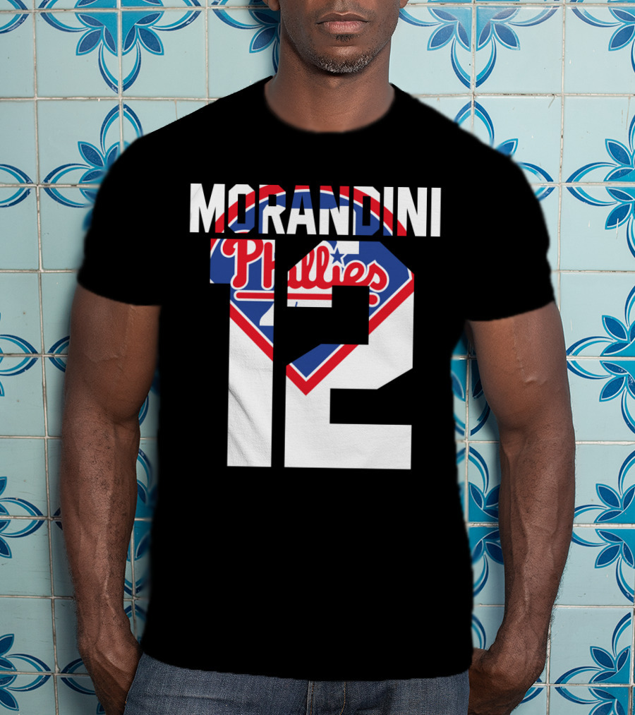 Morandini 12 Philadelphia Phillies 1993 Baseball Team Retro T-Shirt