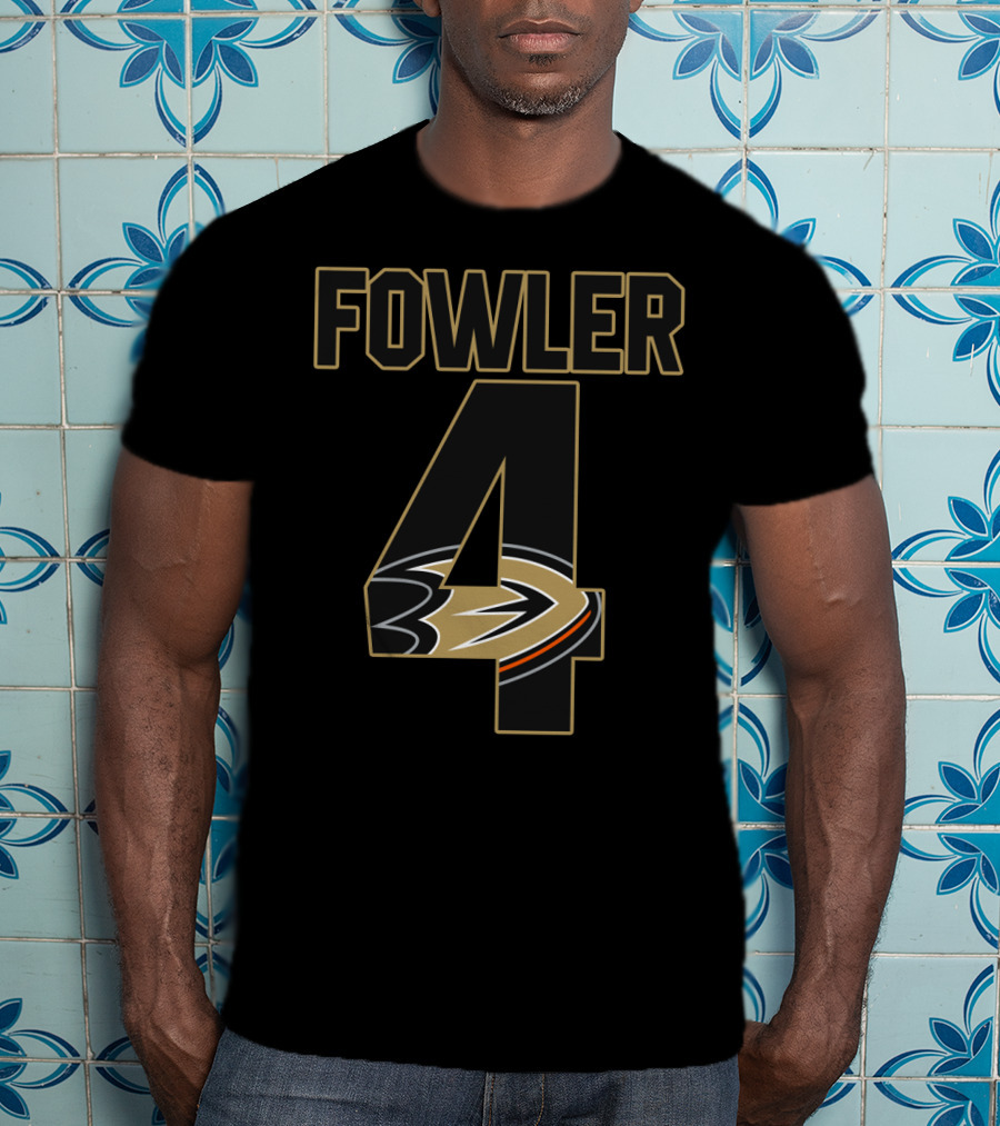 Anaheim Ducks Cam Fowler Number 4 NHL T-Shirt