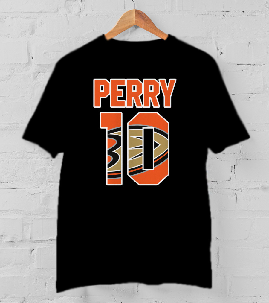 Perry 10 Anaheim Ducks NHL Hockey Jersey T-Shirt