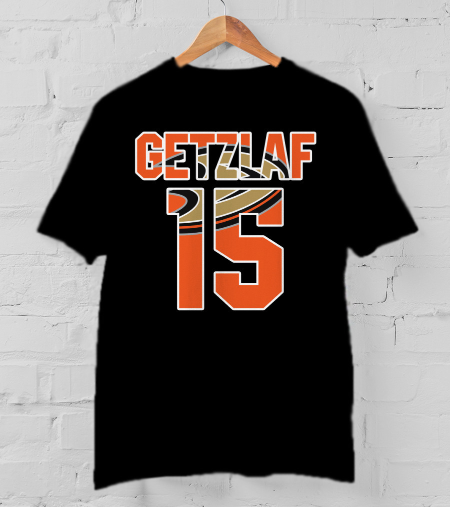 Anaheim Ducks Ryan Getzlaf Number 15 NHL T-Shirt