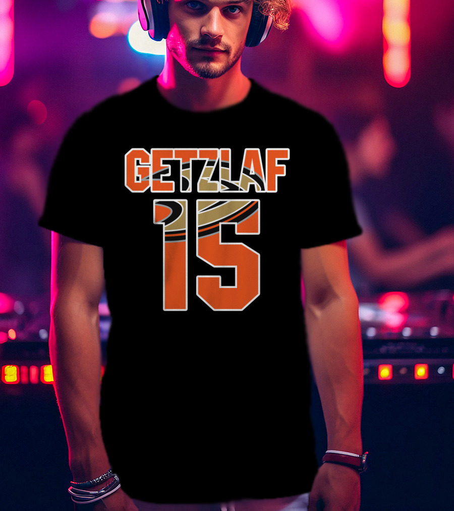 Anaheim Ducks Ryan Getzlaf Number 15 NHL T-Shirt