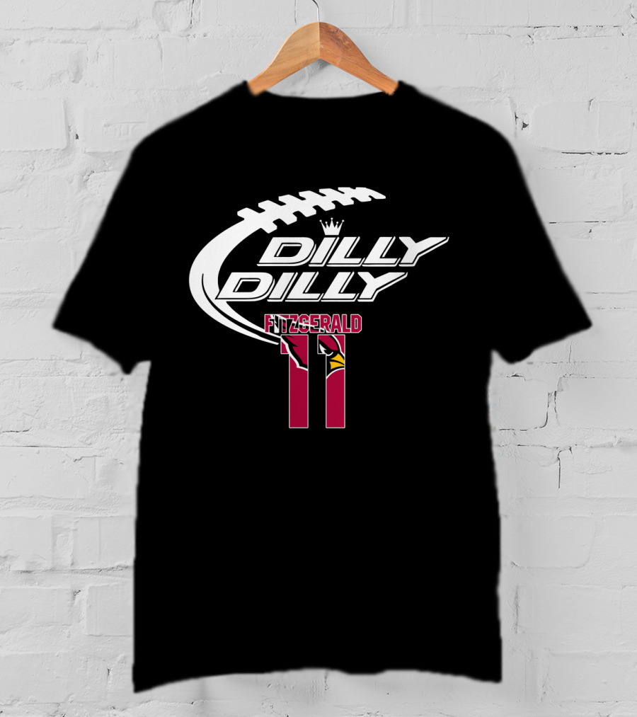 Arizona Cardinals Fitzgerald 11 Dilly Dilly Football T-Shirt