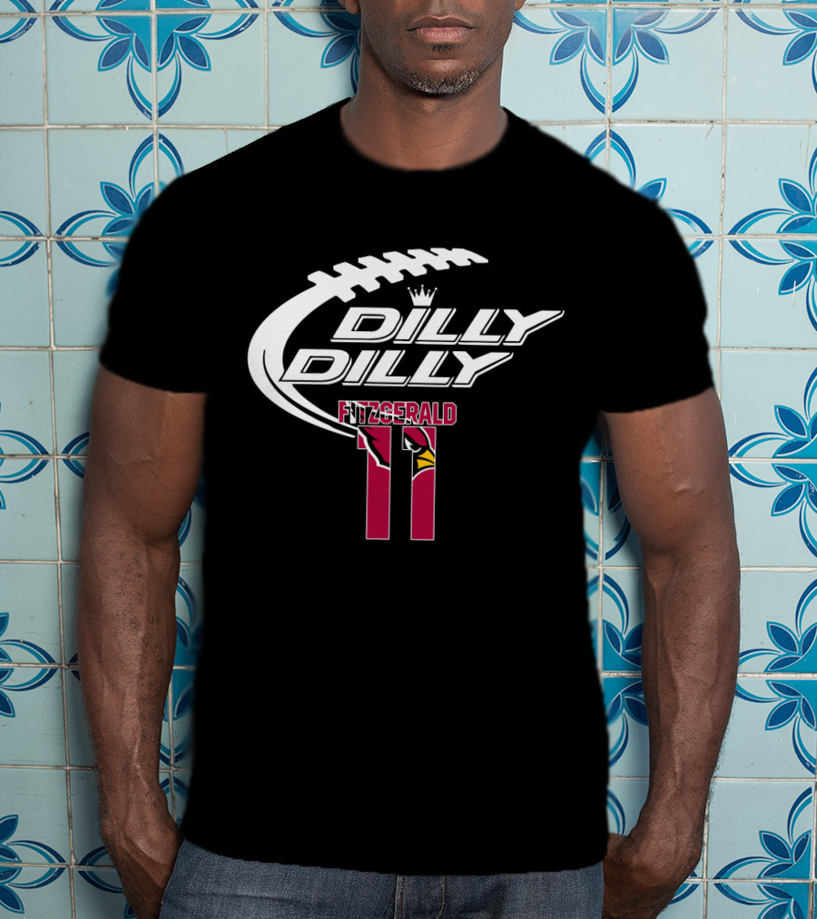 Arizona Cardinals Fitzgerald 11 Dilly Dilly Football T-Shirt