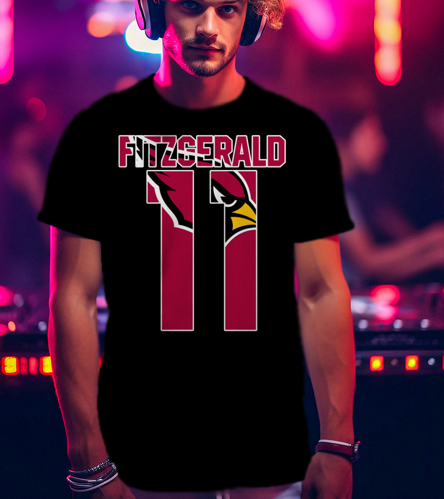 Fitzgerald 11 Arizona Cardinals Player Jersey T-Shirt