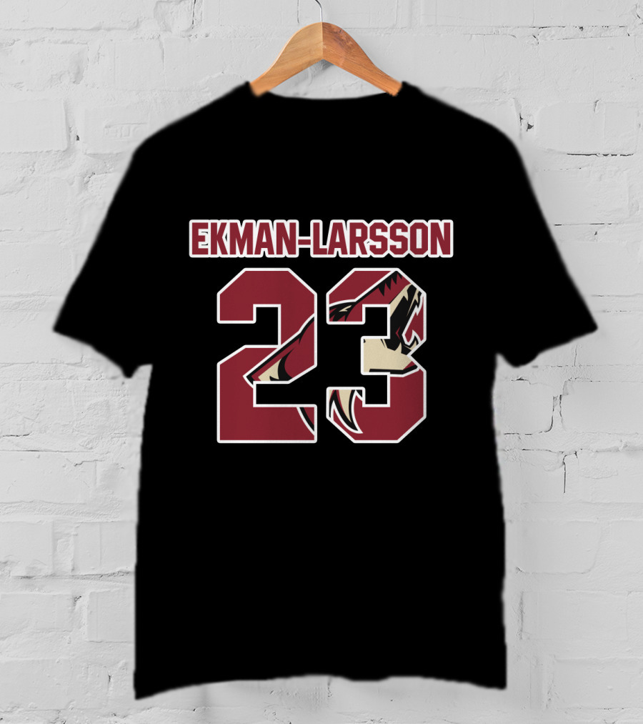 Arizona Coyotes Ekman Larsson 23 NHL Hockey T-Shirt