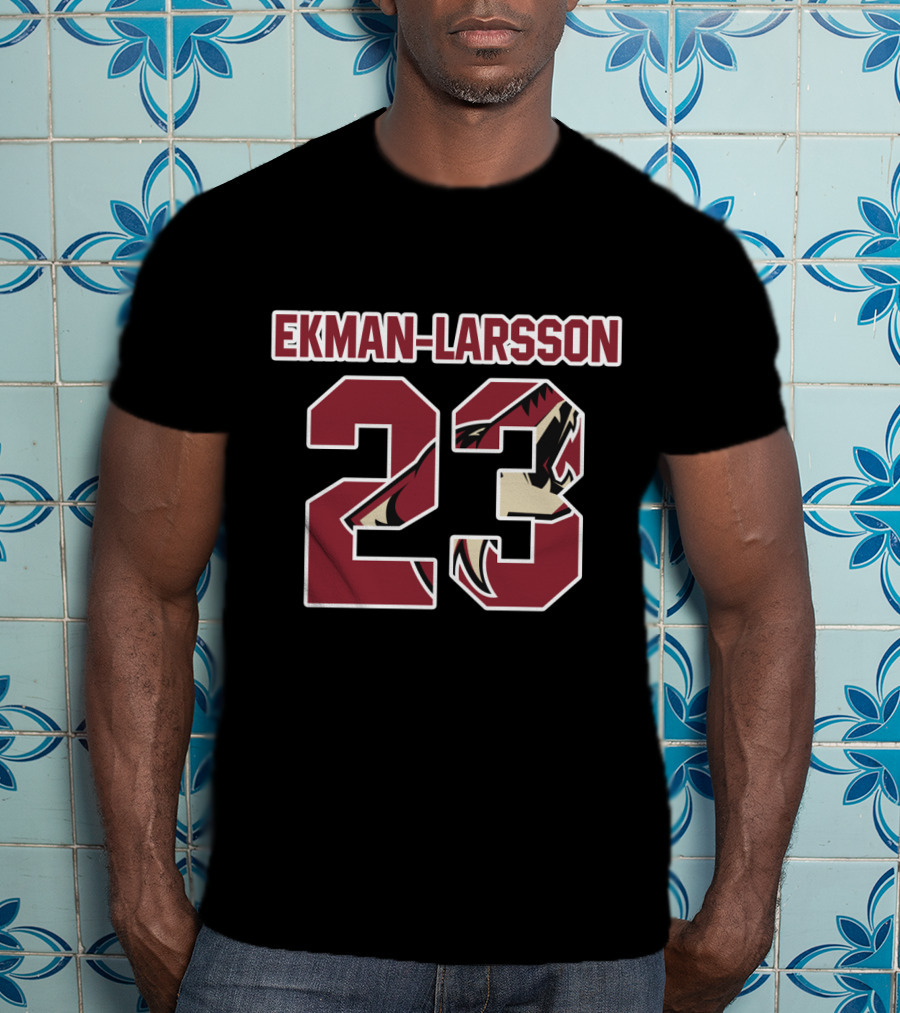 Arizona Coyotes Ekman Larsson 23 NHL Hockey T-Shirt
