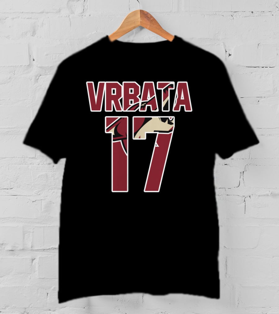 Arizona Coyotes Radim Vrbata 17 NHL Hockey Jersey T-Shirt