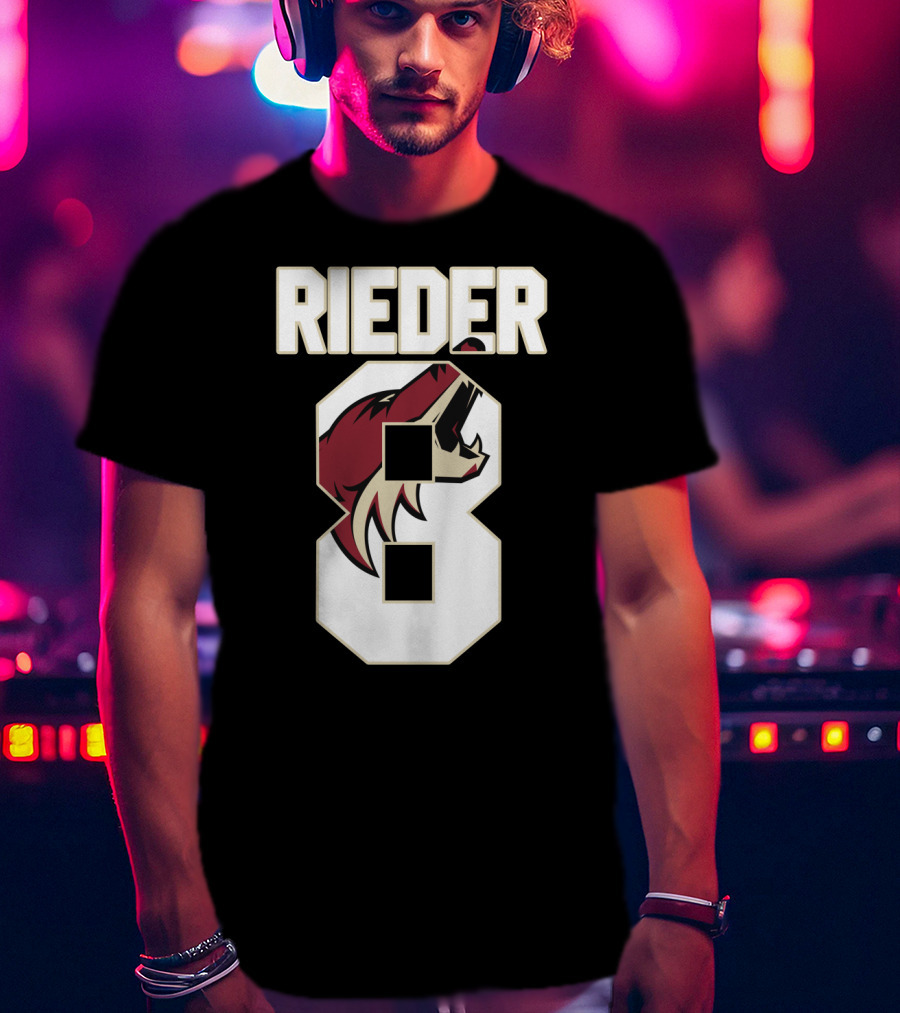 Arizona Coyotes Tobias Rieder Number 8 NHL Team T-Shirt