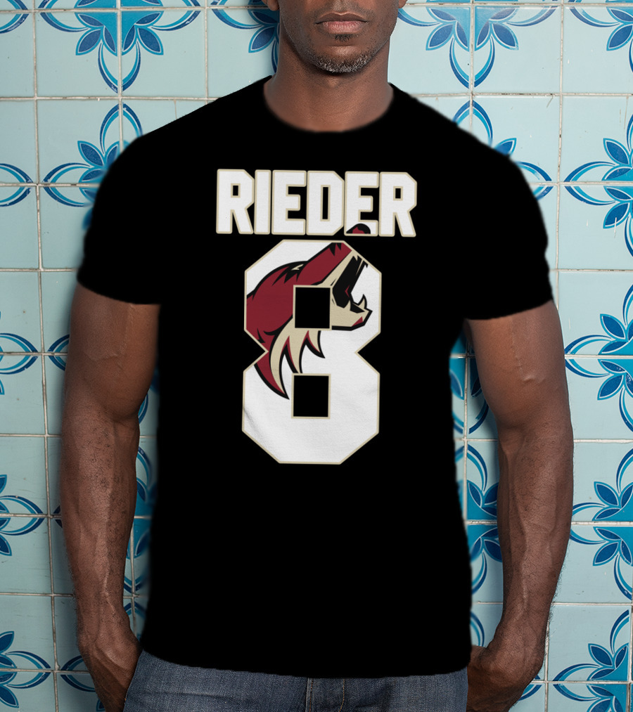 Arizona Coyotes Tobias Rieder Number 8 NHL Team T-Shirt