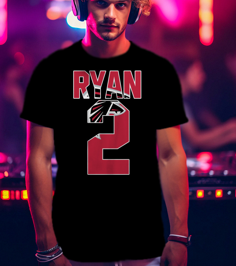 Atlanta Falcons Matt Ryan Number 2 Jersey Fan T-Shirt