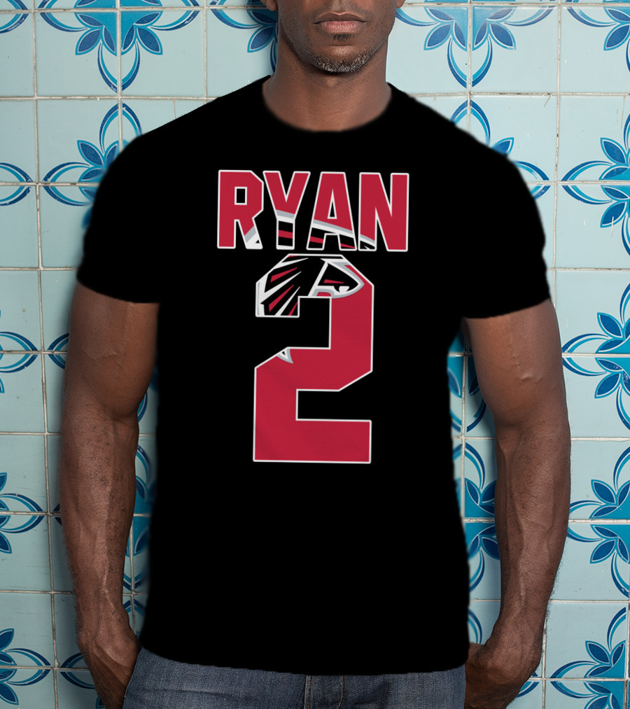Atlanta Falcons Matt Ryan Number 2 Jersey Fan T-Shirt