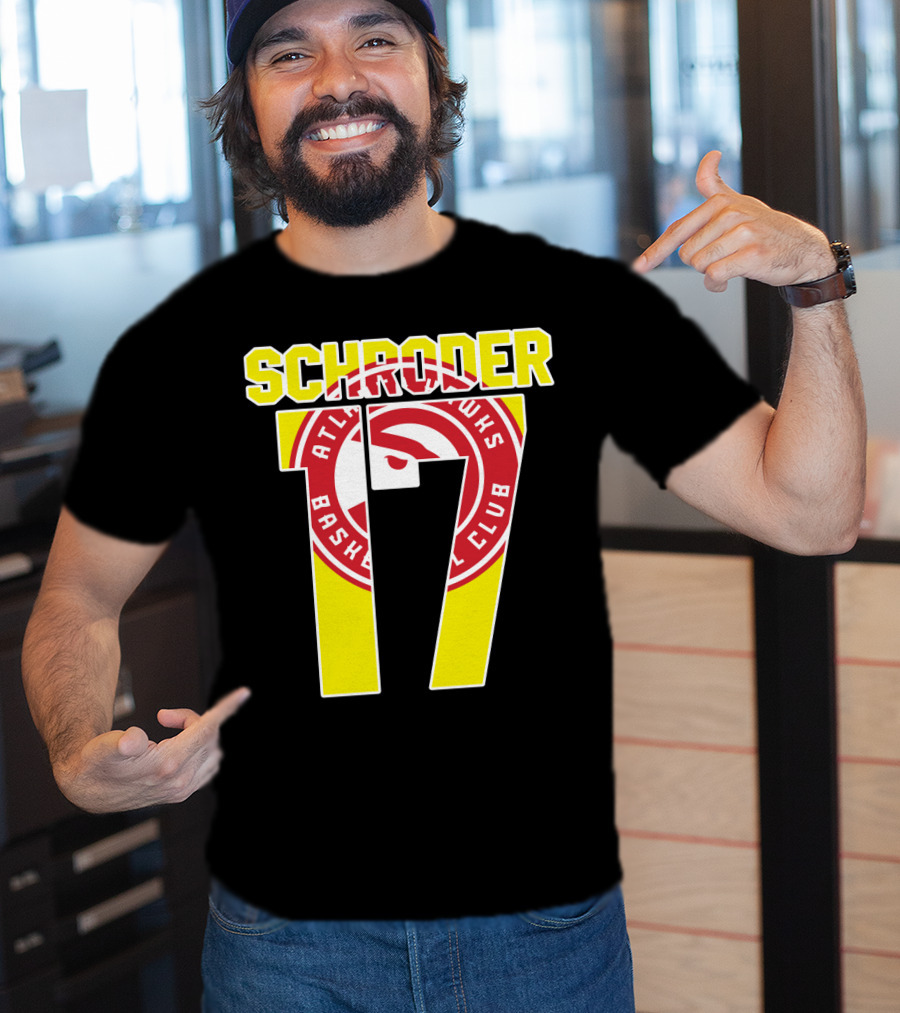 Schroder 17 Atlanta Hawks Basketball Club T-Shirt