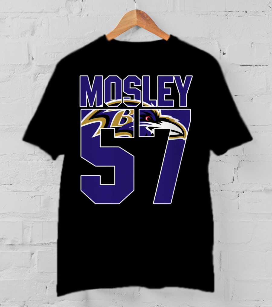 Mosley 57 Baltimore Ravens Player Jersey T-Shirt