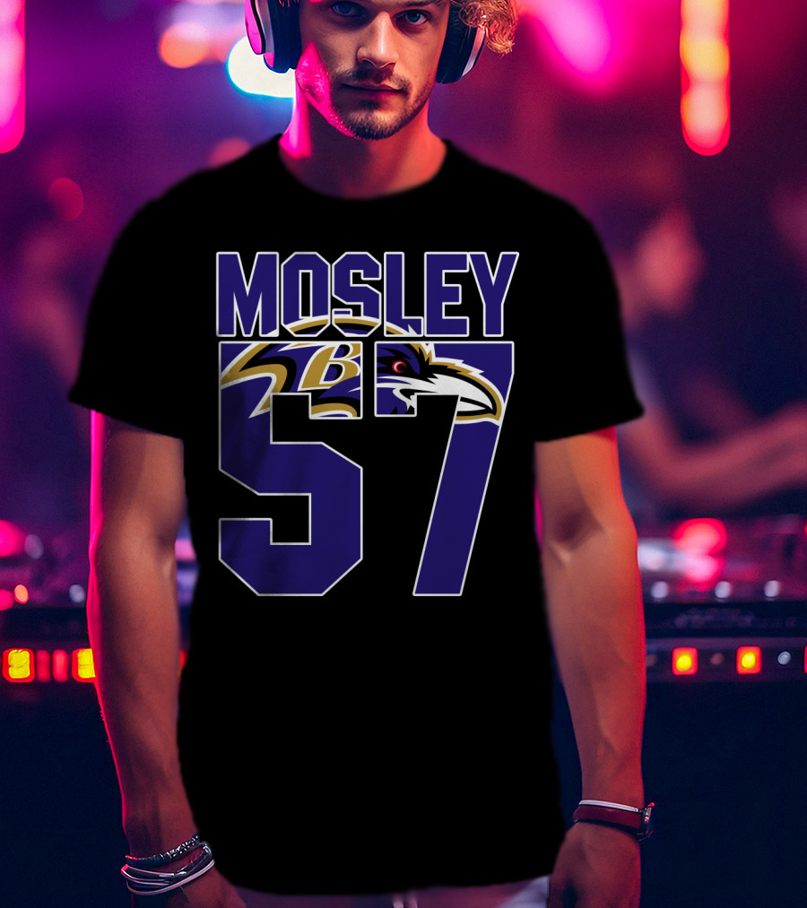 Mosley 57 Baltimore Ravens Player Jersey T-Shirt