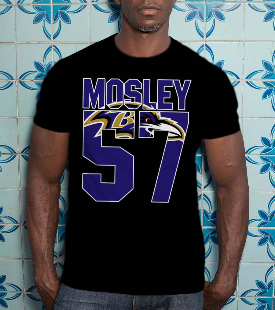 Mosley 57 Baltimore Ravens Player Jersey T-Shirt