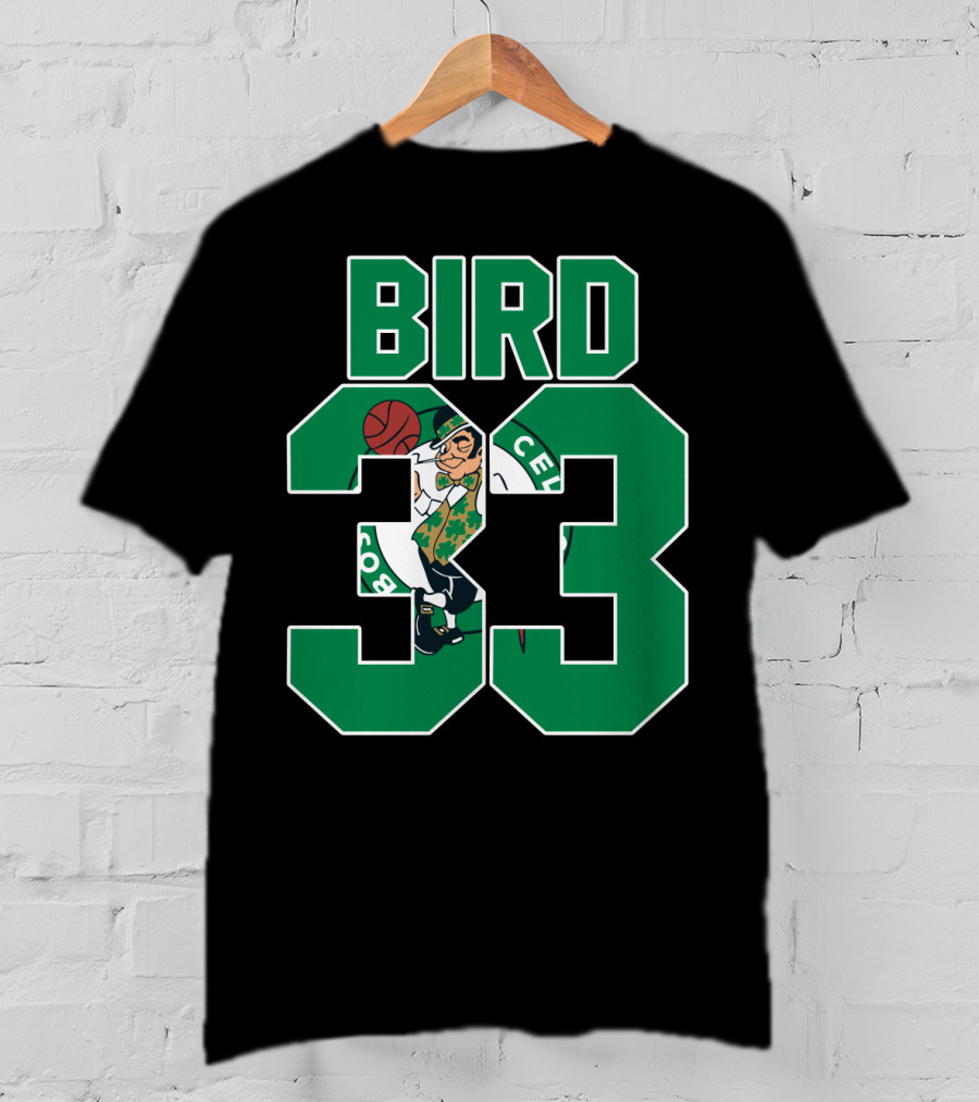Boston Celtics Bird 33 Retro T-Shirt
