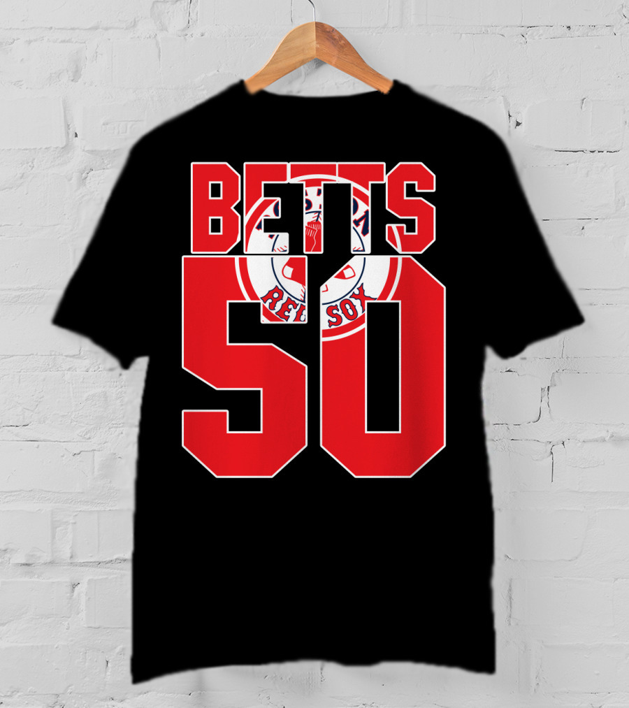 Betts 50 Boston Red Sox T-Shirt