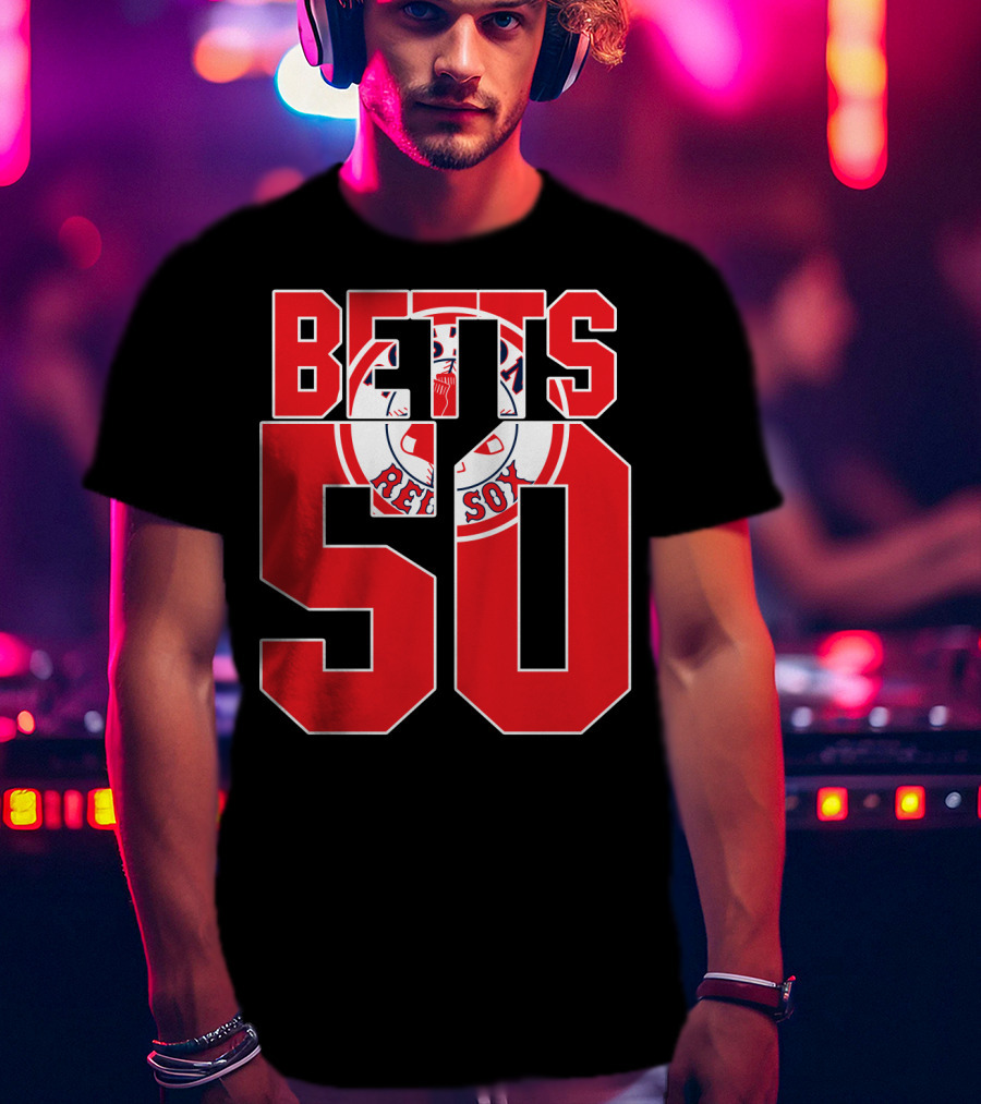 Betts 50 Boston Red Sox T-Shirt