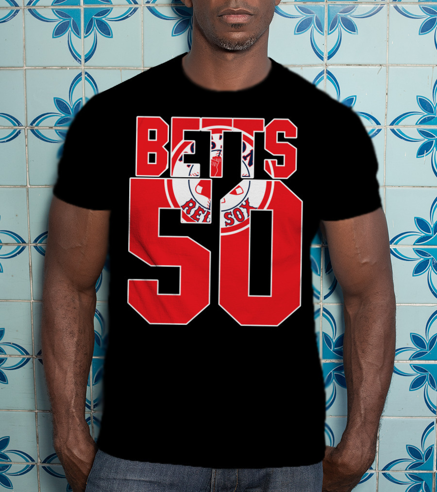 Betts 50 Boston Red Sox T-Shirt