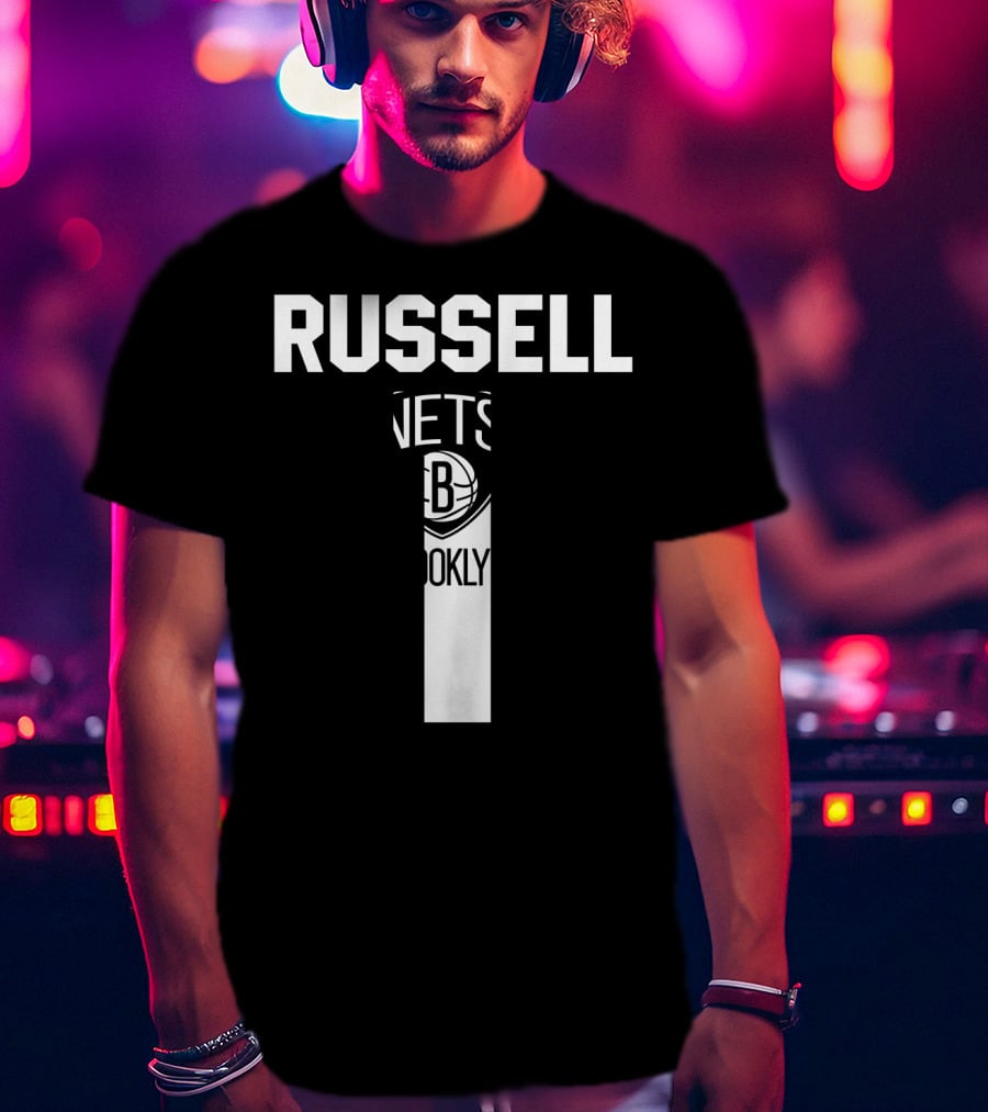 Russell Brooklyn Nets 1 T-Shirt