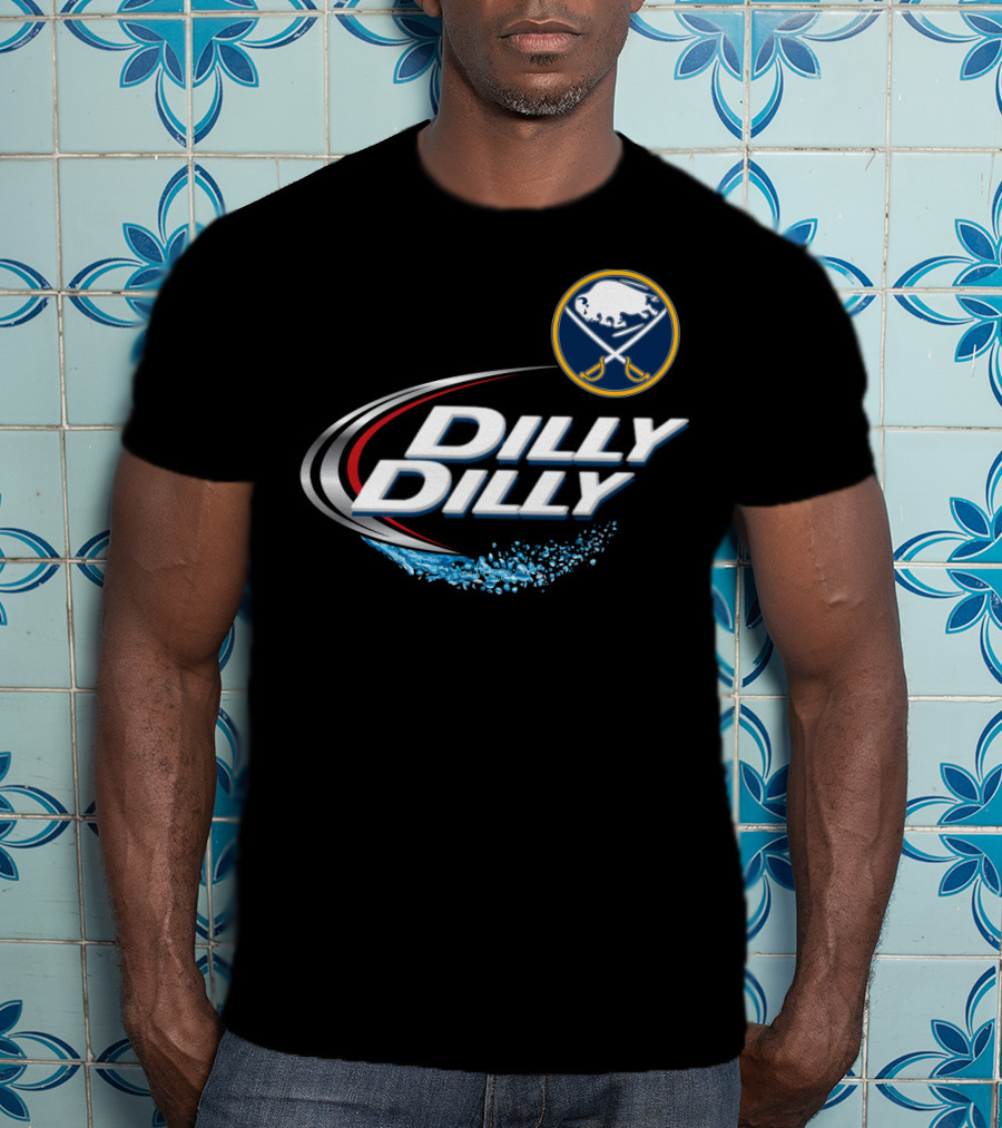 Buffalo Sabres Dilly Dilly Slogan With Iconic Hockey T-Shirt