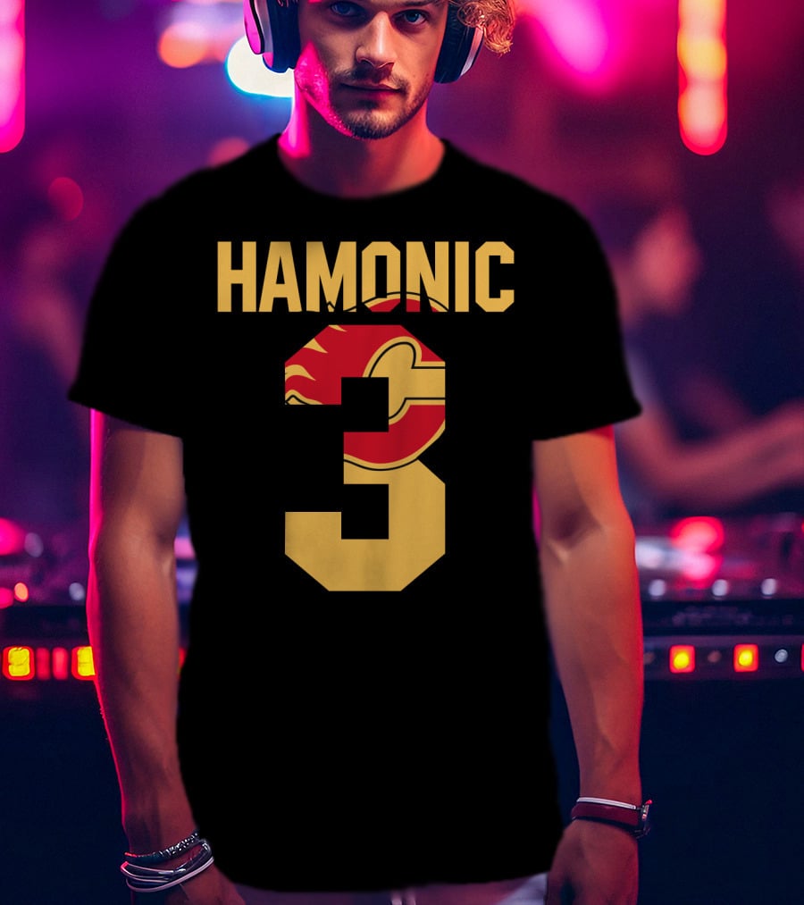 Calgary Flames Hamonic Number 3 NHL Fans Hockey T-Shirt