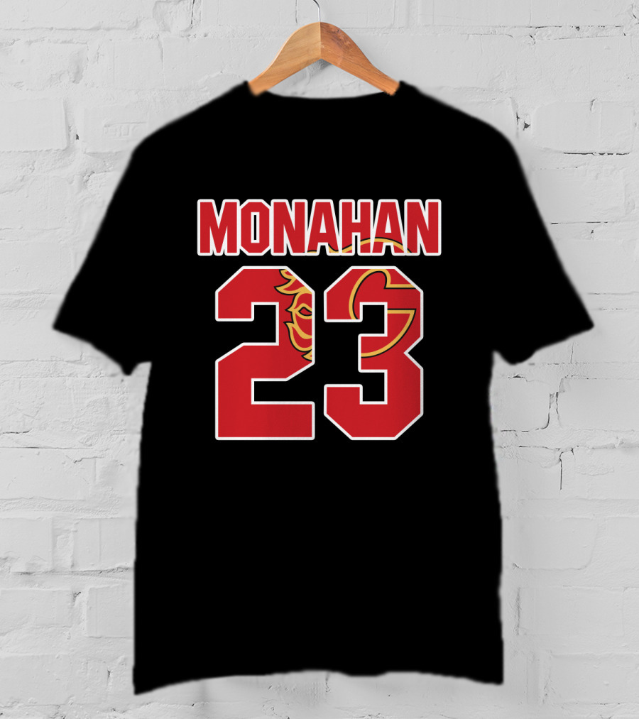 Calgary Flames Monahan 23 NHL Hockey Fan Gear T-Shirt