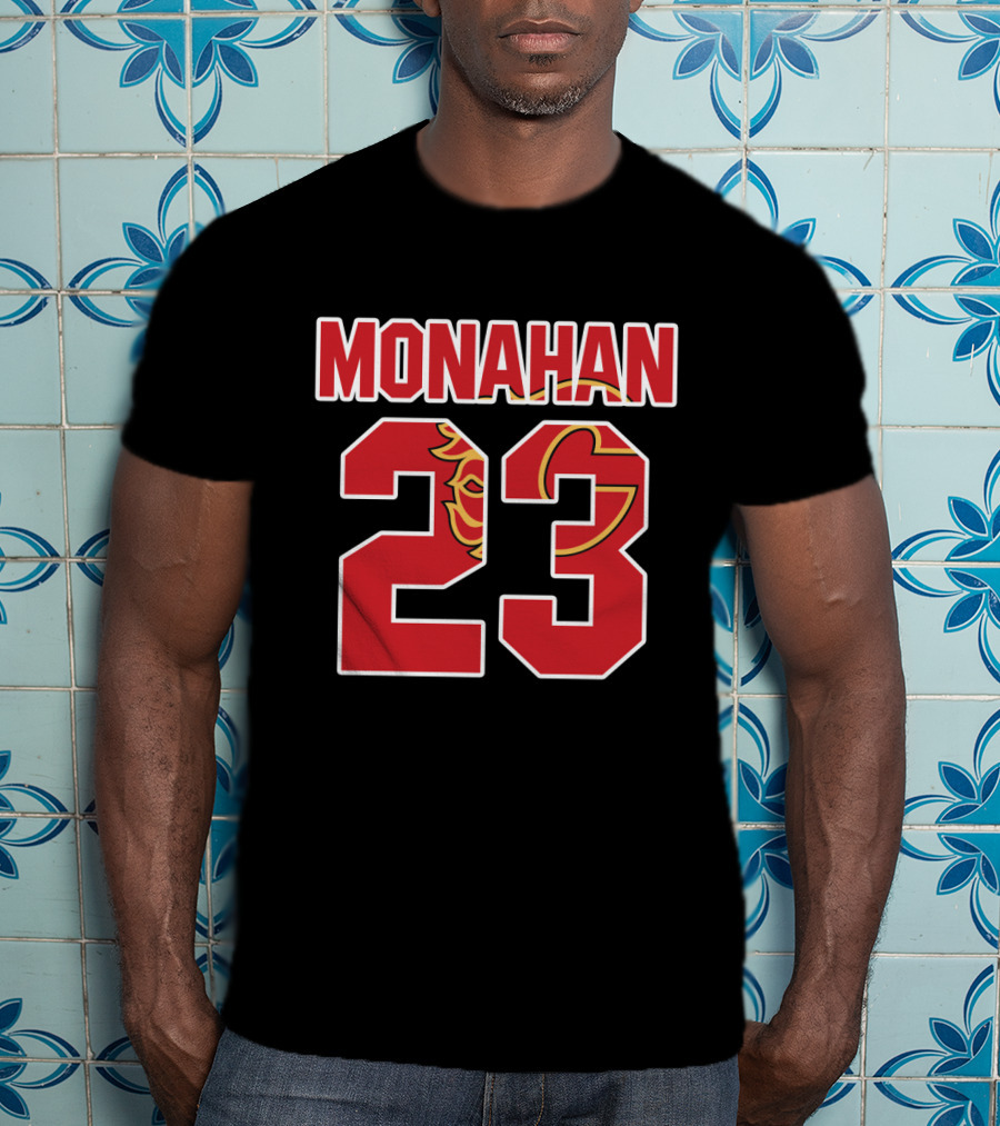 Calgary Flames Monahan 23 NHL Hockey Fan Gear T-Shirt