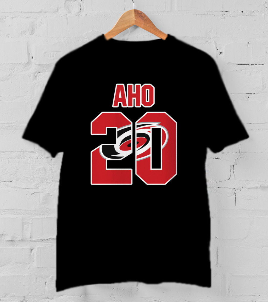 Aho 20 Carolina Hurricanes NHL Sebastian Aho T-Shirt