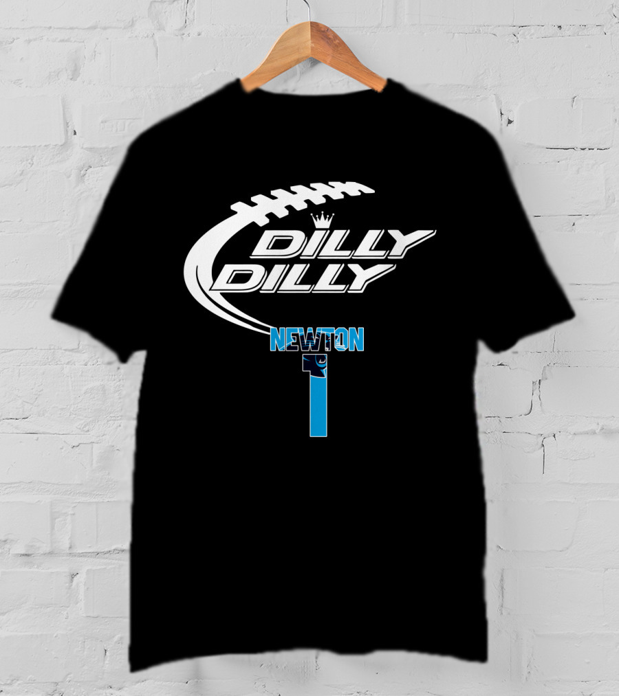 Carolina Panthers Cam Newton Number 1 Dilly Dilly T-Shirt