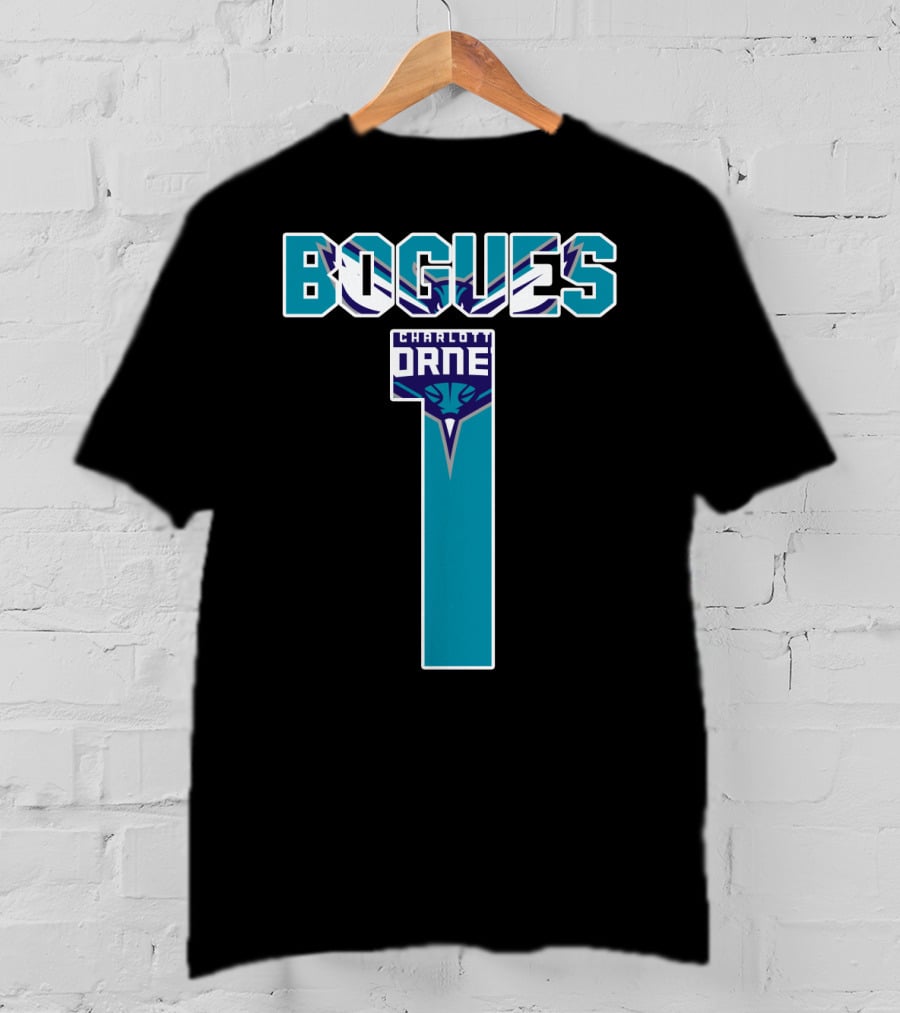 Bogues Number One Charlotte Hornets T-Shirt