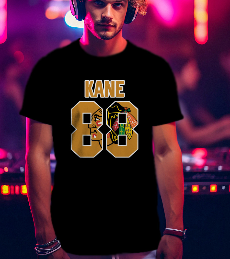 Patrick Kane 88 Chicago Blackhawks NHL Iconic Jersey T-Shirt