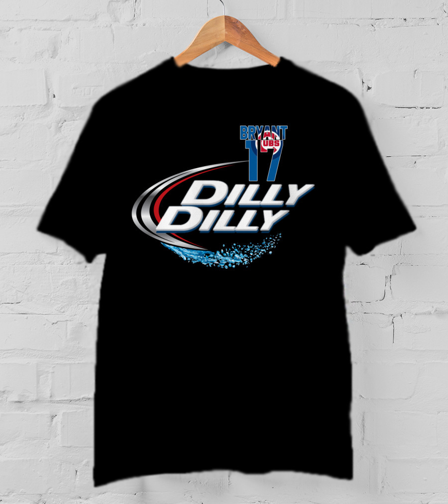 Bryant 17 Chicago Cubs Dilly Dilly Majestic T-Shirt