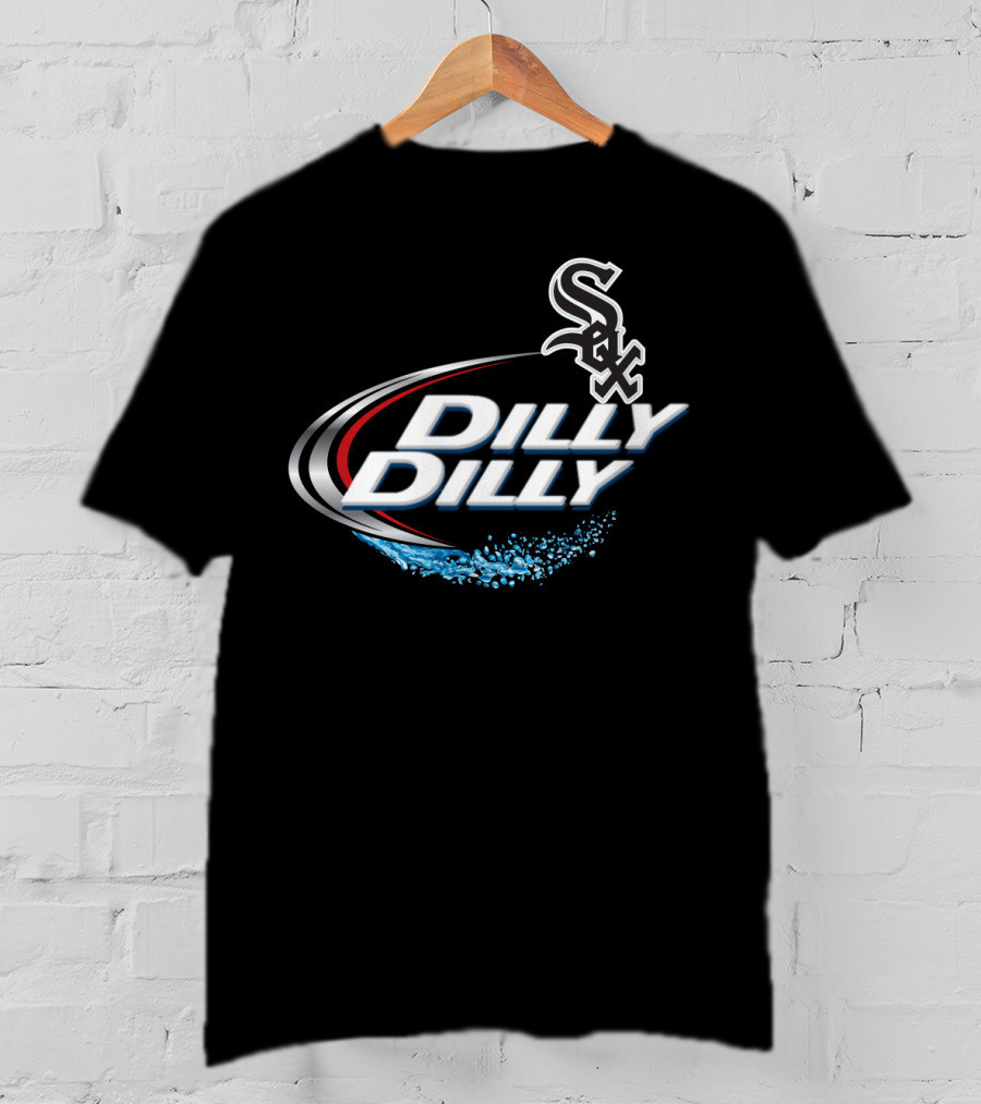 Chicago White Sox Dilly Dilly Logo Black T-Shirt