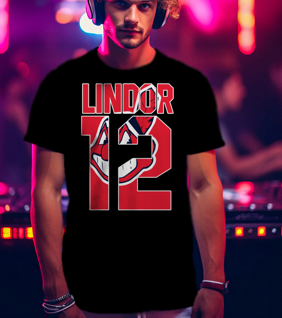 Lindor 12 Cleveland Indians T-Shirt