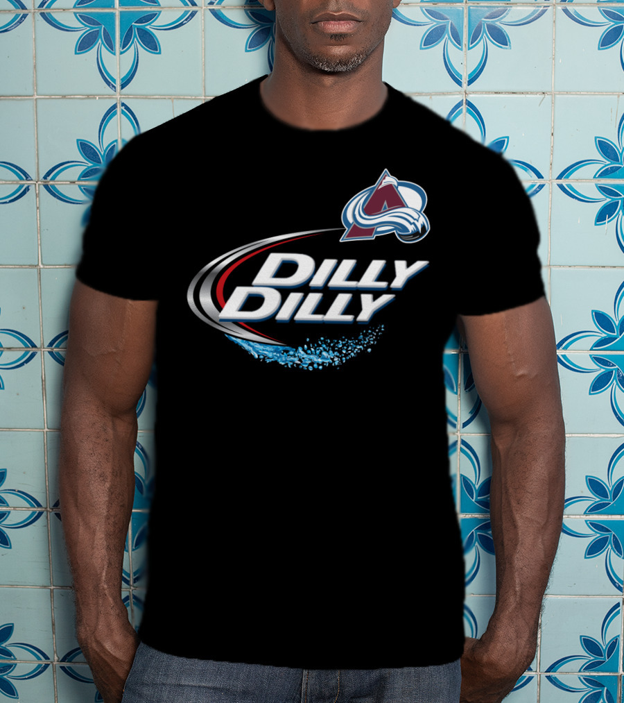 Colorado Avalanche Dilly Dilly Fan Shirt With Team Logo And Splash Motif T-Shirt