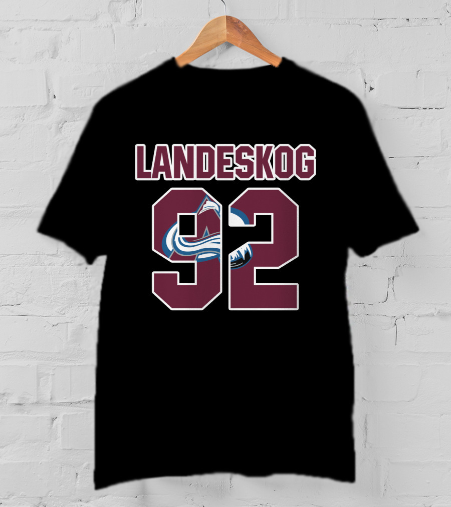 Landeskog 92 Colorado Avalanche NHL T-Shirt