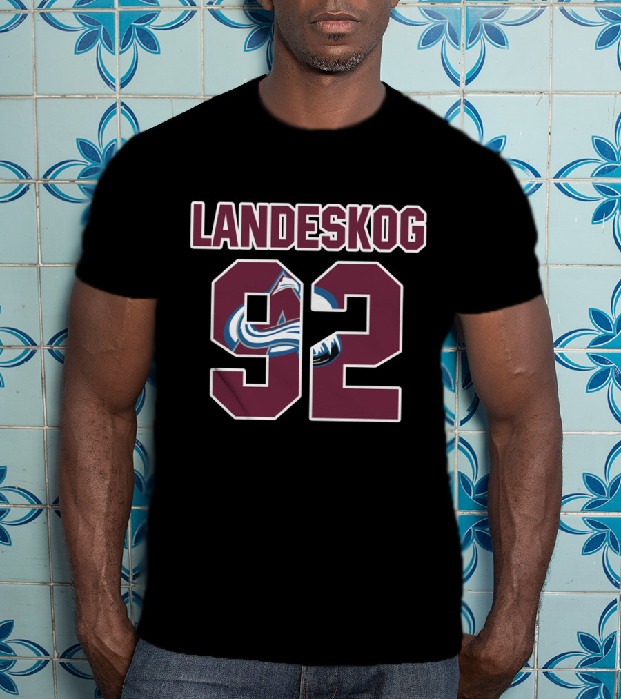 Landeskog 92 Colorado Avalanche NHL T-Shirt