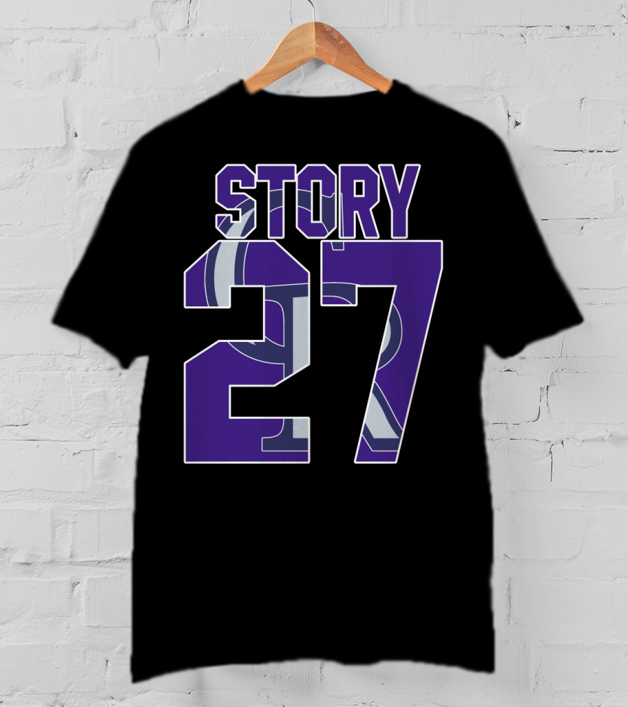 Colorado Rockies Story 27 Player Number T-Shirt