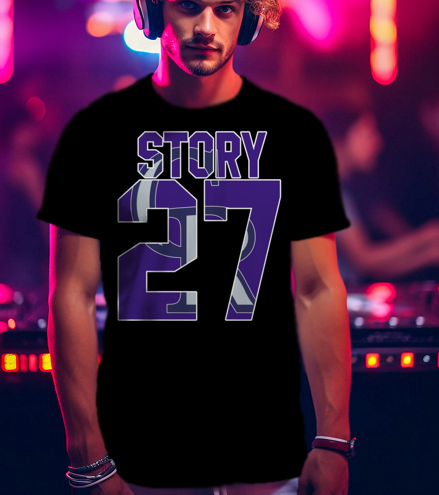 Colorado Rockies Story 27 Player Number T-Shirt