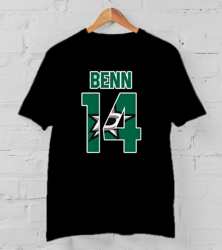 Dallas Stars Benn 14 NHL Hockey Fans T-Shirt