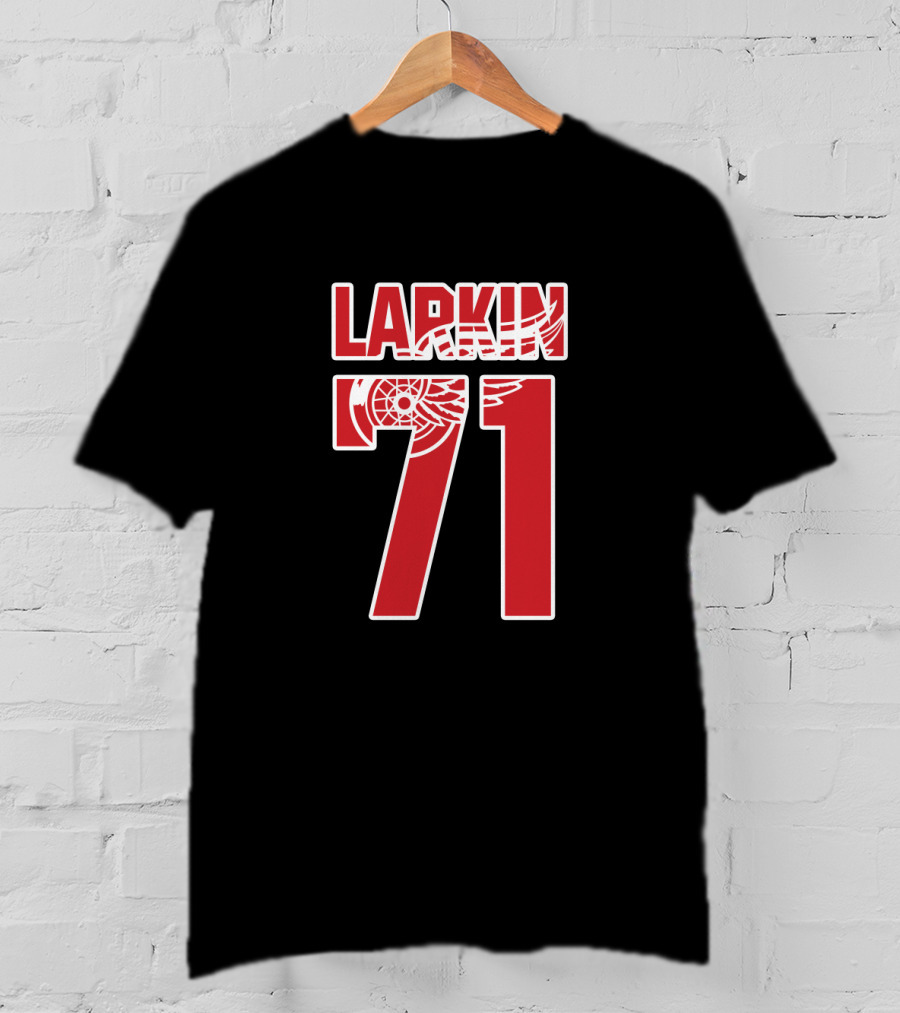 Detroit Red Wings Dylan Larkin 71 NHL T-Shirt