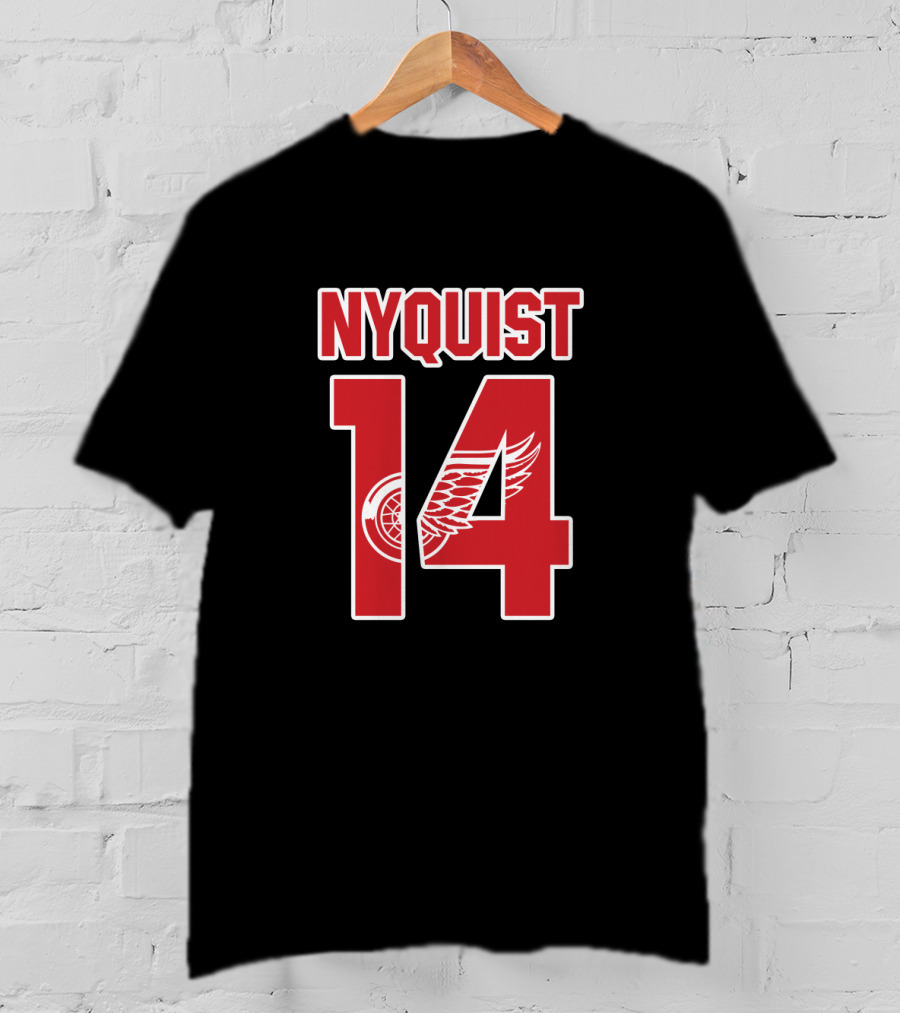 Nyquist 14 Detroit Red Wings NHL Hockey T-Shirt