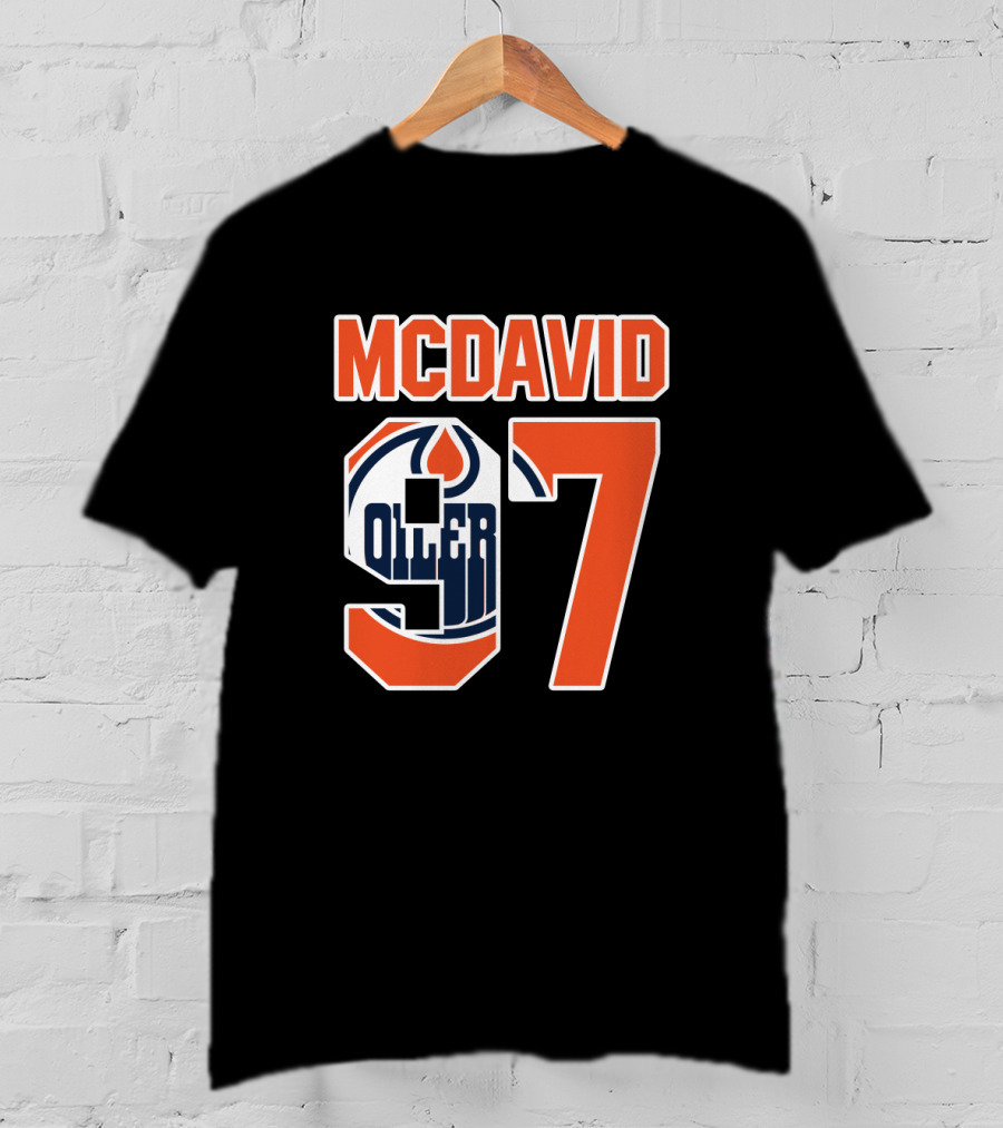 Connor McDavid 97 Edmonton Oilers NHL T-Shirt