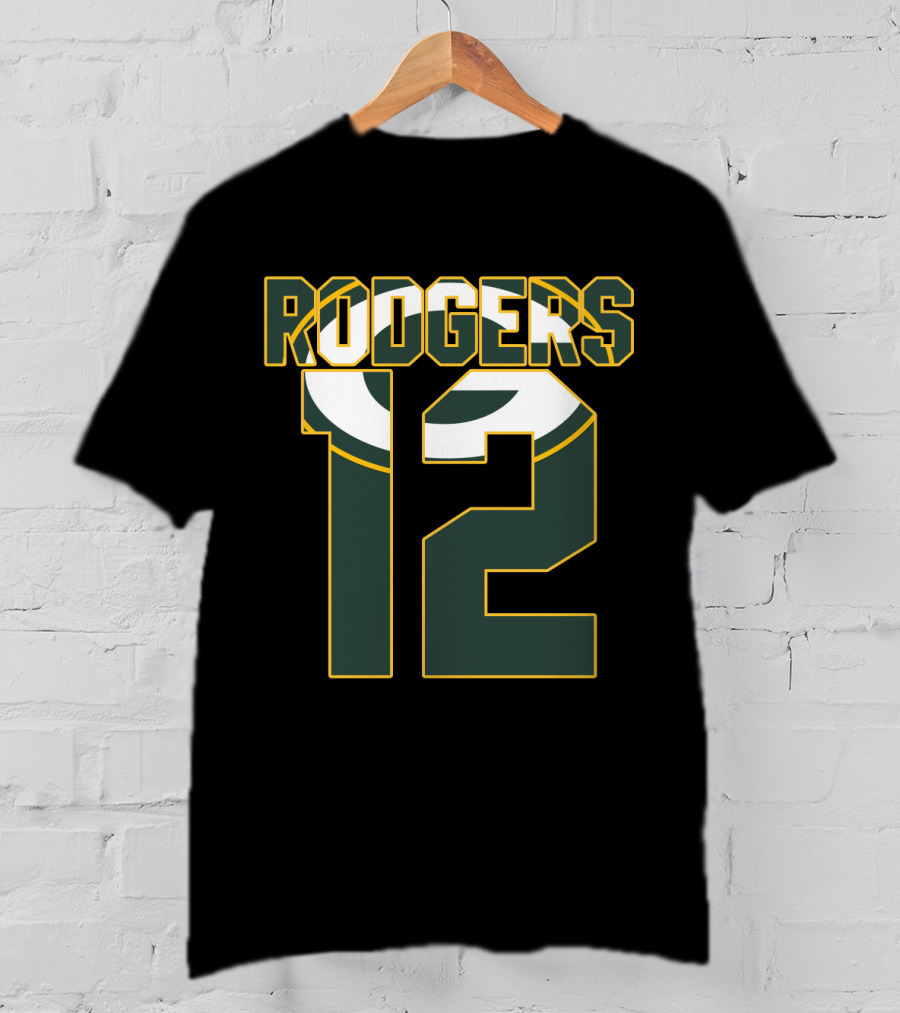 Green Bay Packers Aaron Rodgers 12 Jersey T-Shirt