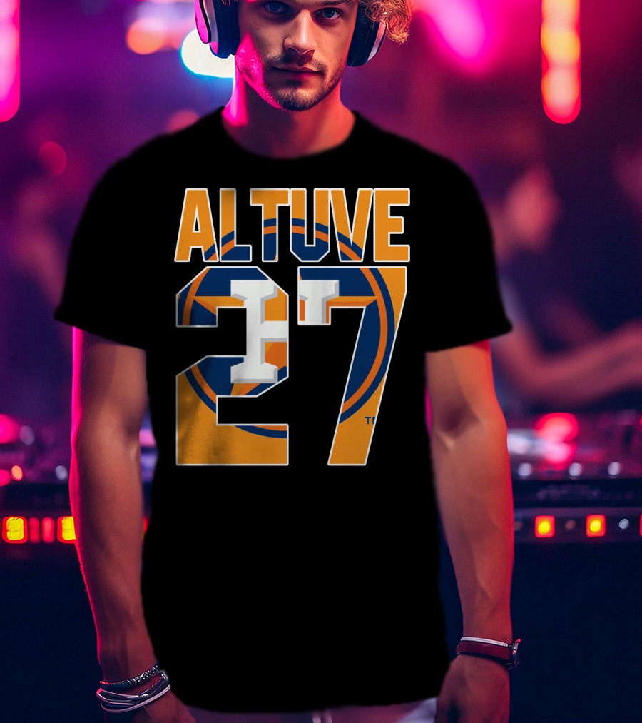 Altuve 27 Houston Astros Baseball T-Shirt
