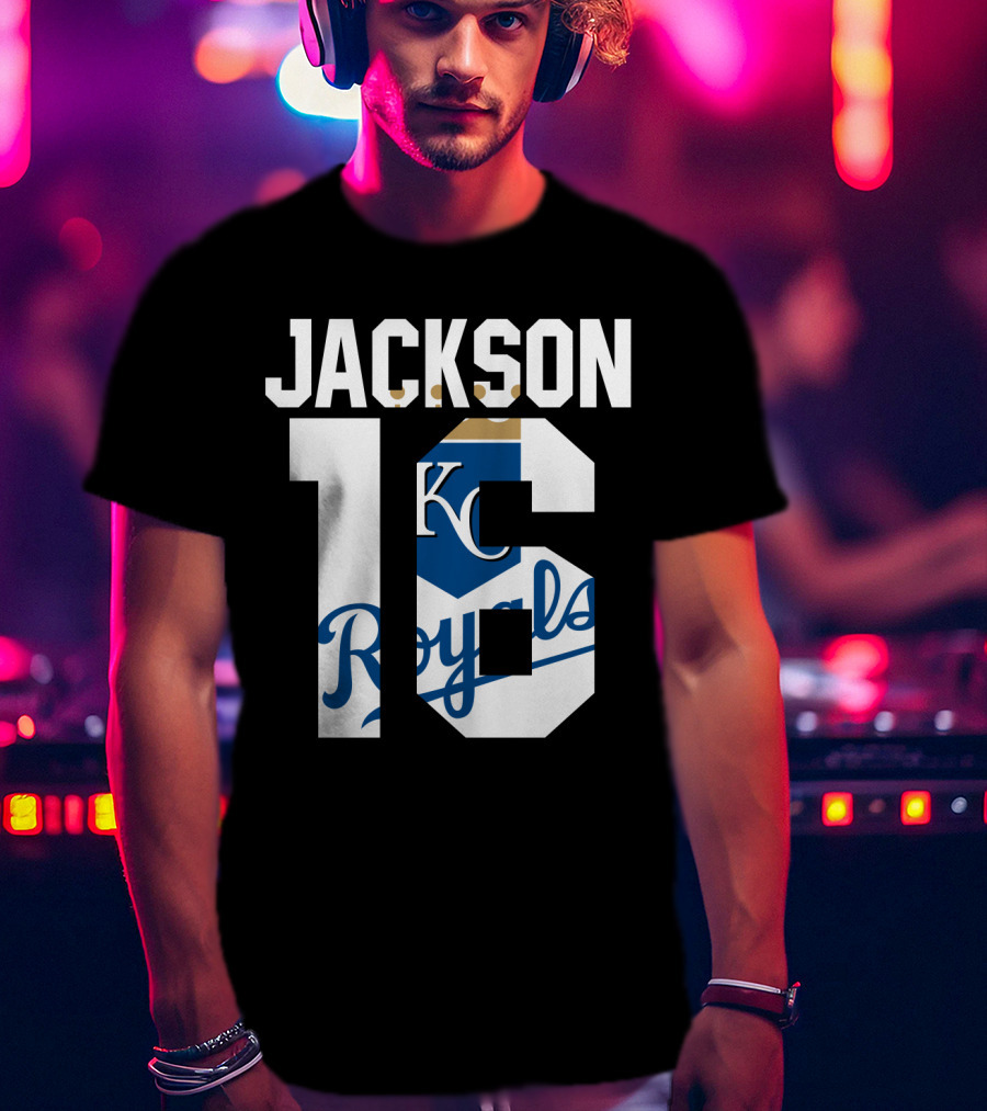 Kansas City Royals Jackson 16 KC T-Shirt